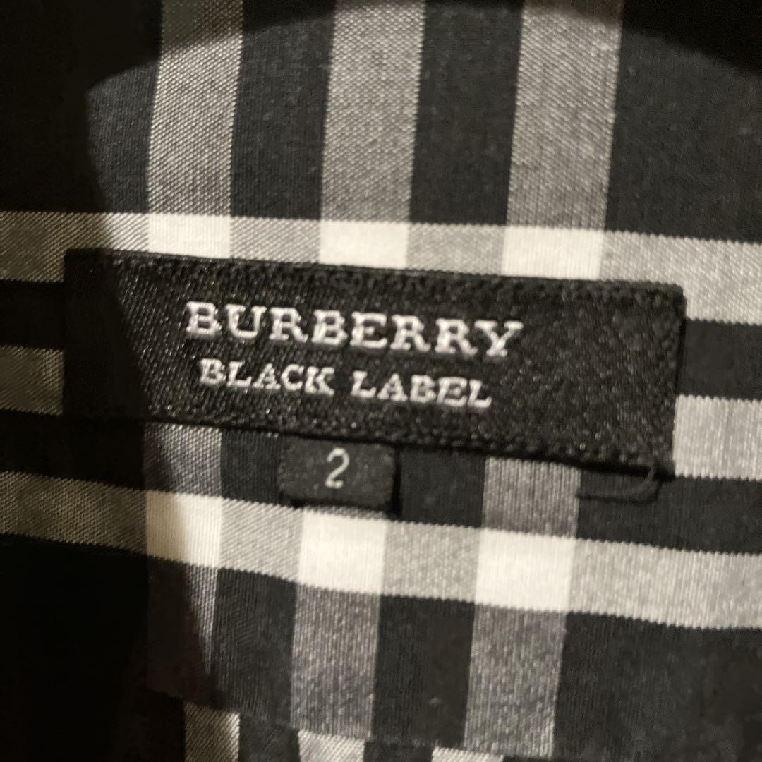 BURBERRY BLACK LABEL 半袖チェックシャツ サイズ2