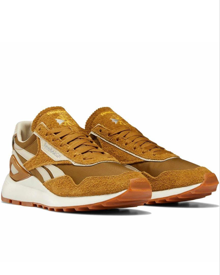 Reebok レトロスタイル スニーカー ブラウン【一度使用のみ】