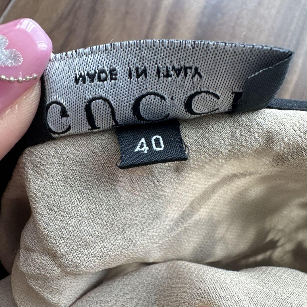 GUCCI レース フレアスリーブ チュニック