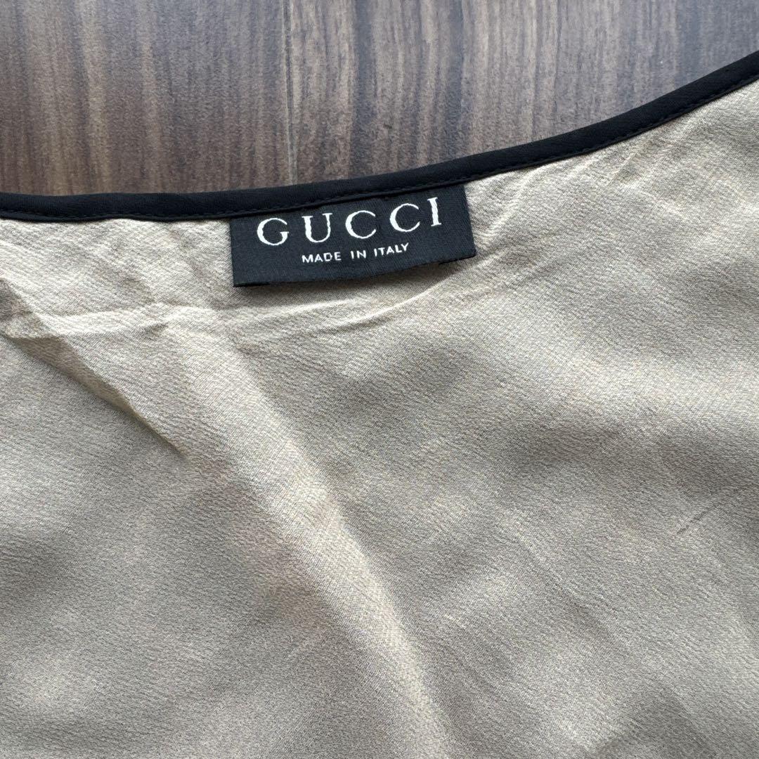 GUCCI レース フレアスリーブ チュニック