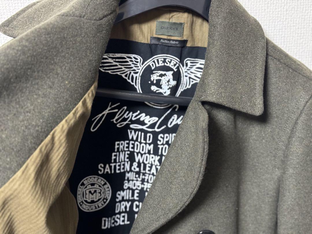 diesel ディーゼル トレンチコート カーキ