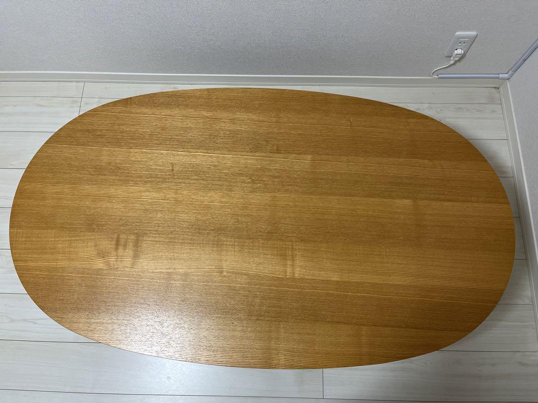 廃盤】MUJI 無印良品 楕円形こたつセンターテーブルMJ-KDF1340/N
