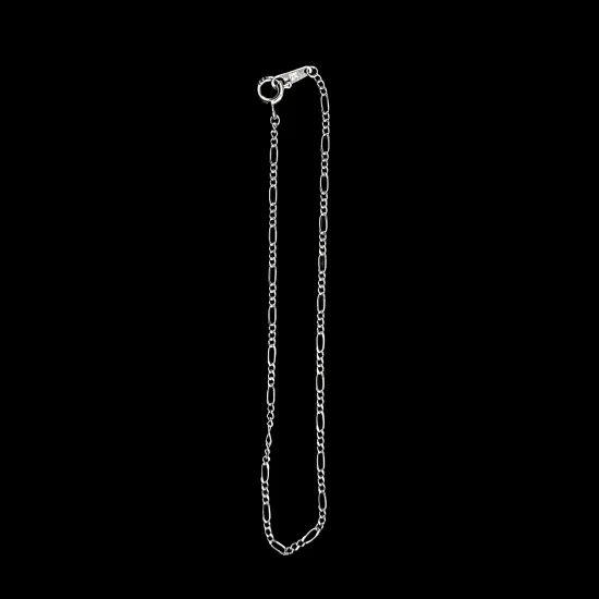 【新品未使用】925 Silver Figaro Chain Bracelet
