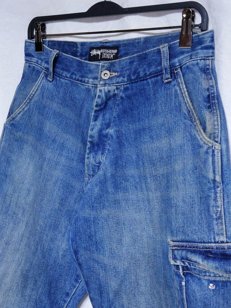 STUSSY ROUGH & RUGGED 00s デニム ハーフパンツ
