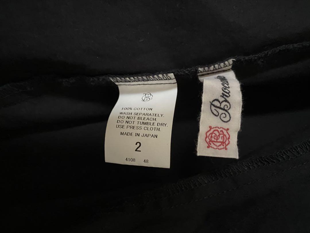 【未使用品】 Brocante / ブロカント ヴロンブラウス 黒