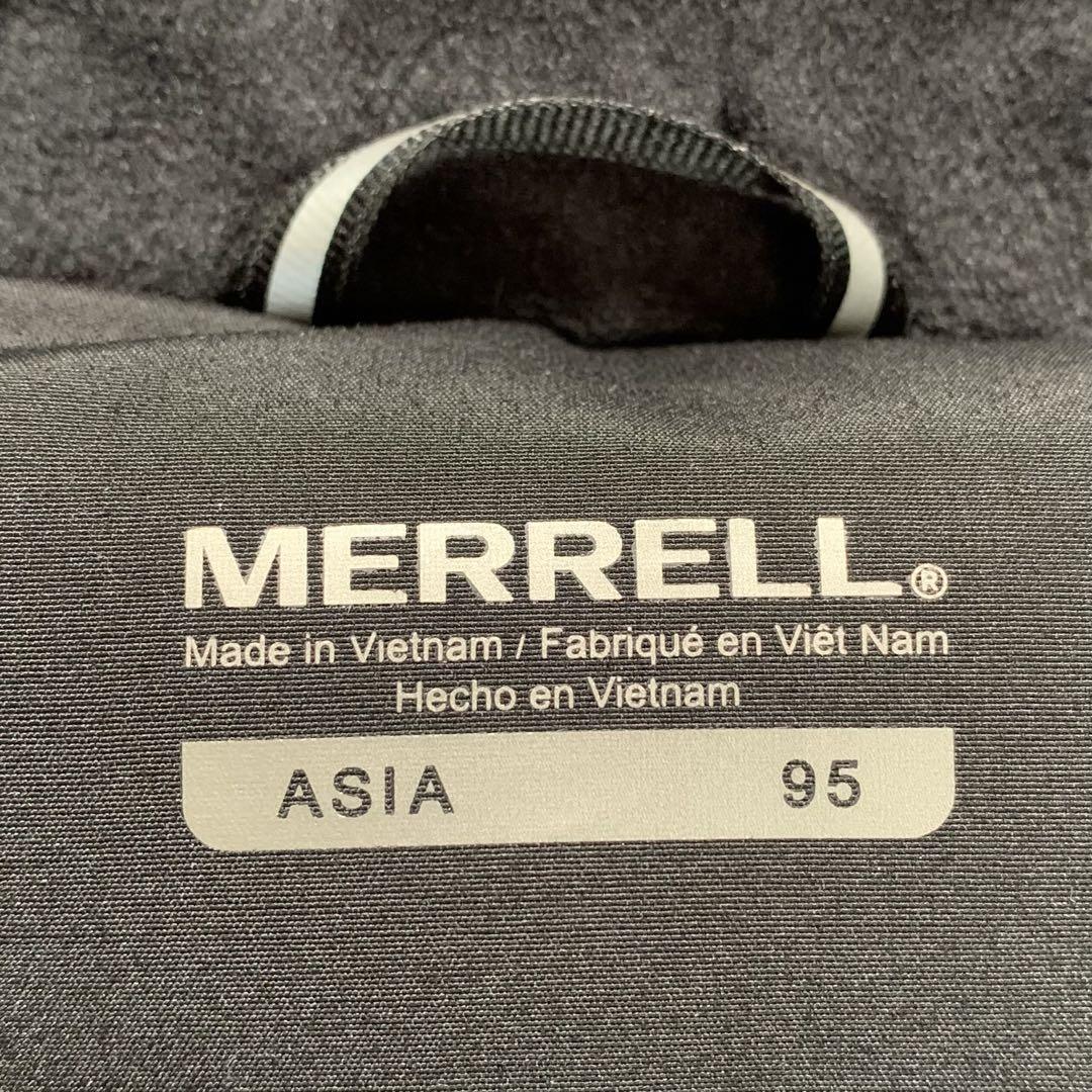 【MERRELL】メレルダウンジャケット ダウン 黒ブラック 95良品