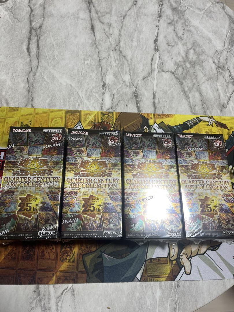 遊戯王 アートコレクションBOX 未開封 4BOX - メルカリ