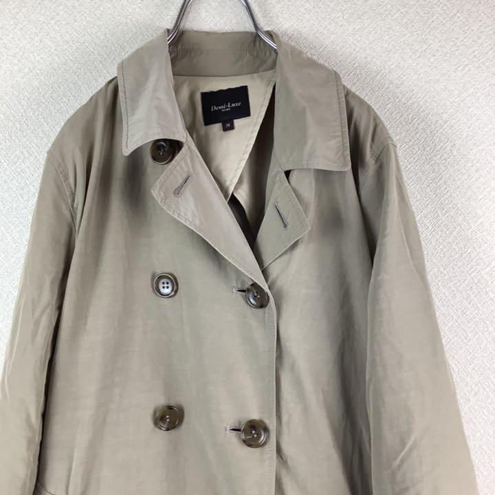 Demi-Luxe BEAMS ショート トレンチコート ベージュ 38