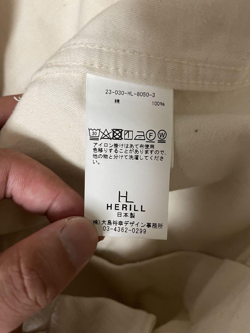 パンツ HERILL Backsatin splash Utilitypants