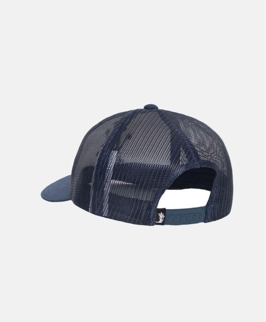 STUSSY ネイビー メッシュキャップ stussy キャップ メッシュキャップ ネイビー - メルカリ