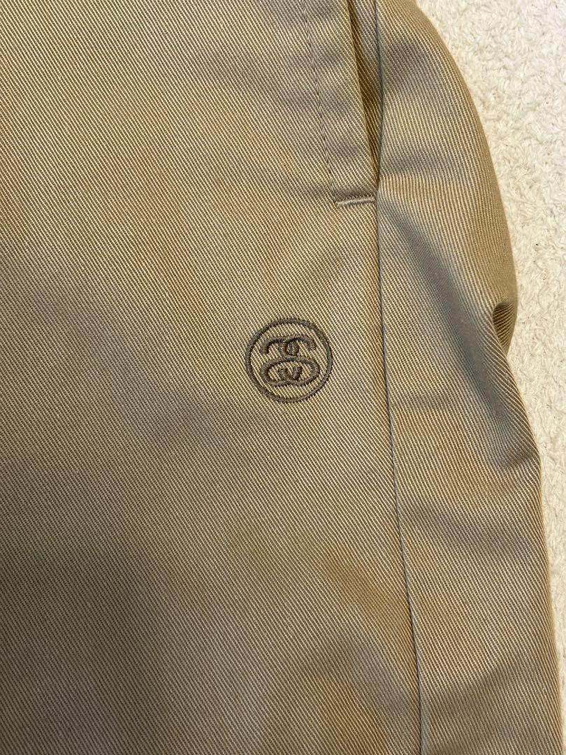 STUSSY チノパン ベージュ カーキ ステューシー 34インチ
