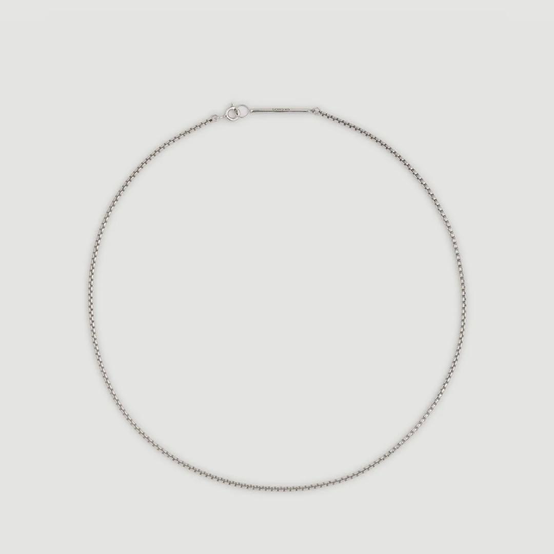 LORO B necklace 01 シルバーネックレス50㎝ LORO B necklace 01 シルバーネックレス50㎝