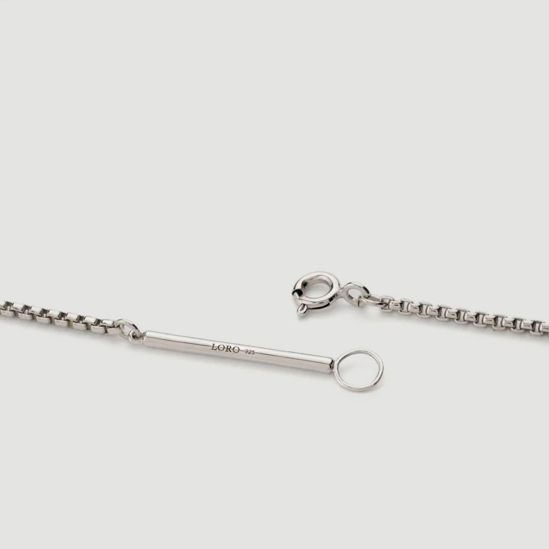 LORO B necklace 01 シルバーネックレス50㎝ LORO B necklace 01 シルバーネックレス50㎝