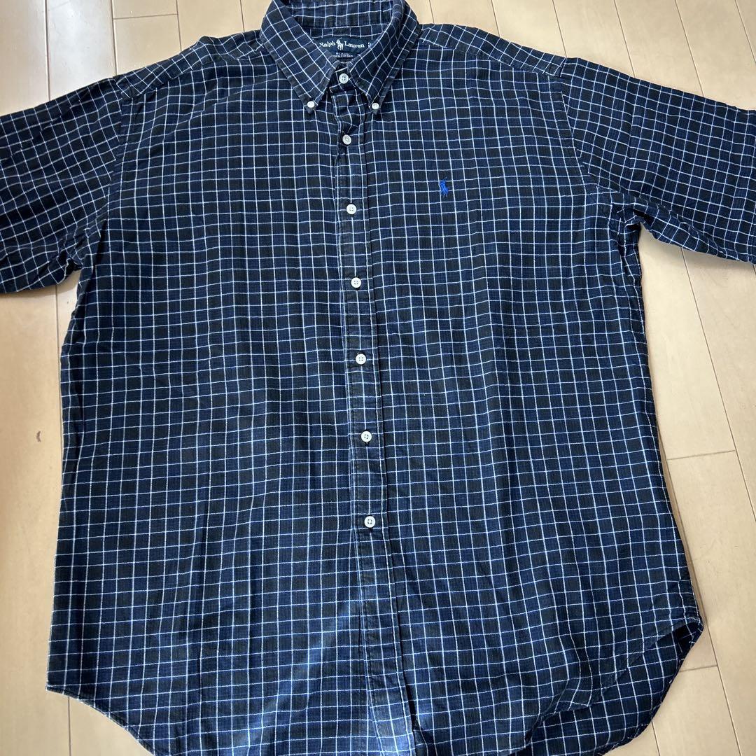 Ralph Lauren BRAIRE チェック柄半袖シャツ LL
