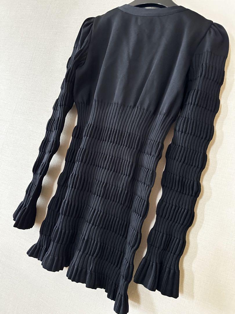 【FETICO】美品　伊勢丹限定　ストライプニットカーディガン FETICO】美品 伊勢丹限定 ストライプニットカーディガン - メルカリ
