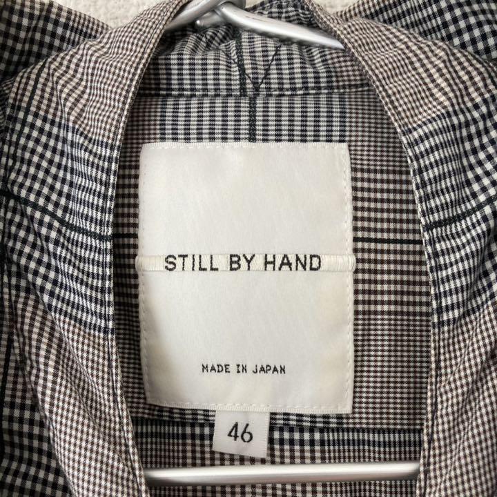 STILL & バンドカラーシャツ 2着セット sqxoO-m18049208317 BY HAND シャツジャケット 得価再入荷