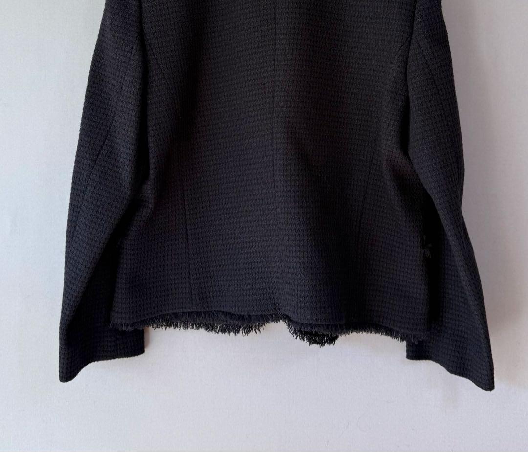 専用ページ　Ballsey ツイードノーカラーセレモニージャケット　ネイビー36