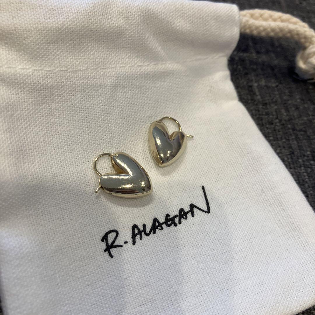 R.ALAGAN ララガン ハートピアス ゴールド