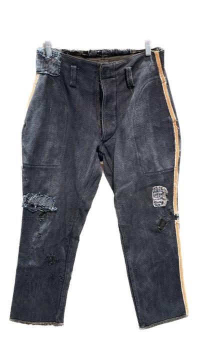 “襤褸” japan vintage BORO work pants 刺子股上345です