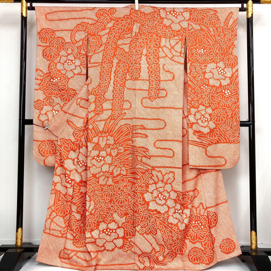 TAMA屋】全て正絹 全て振袖 全て総絞り 刺繍 まとめ売り3点