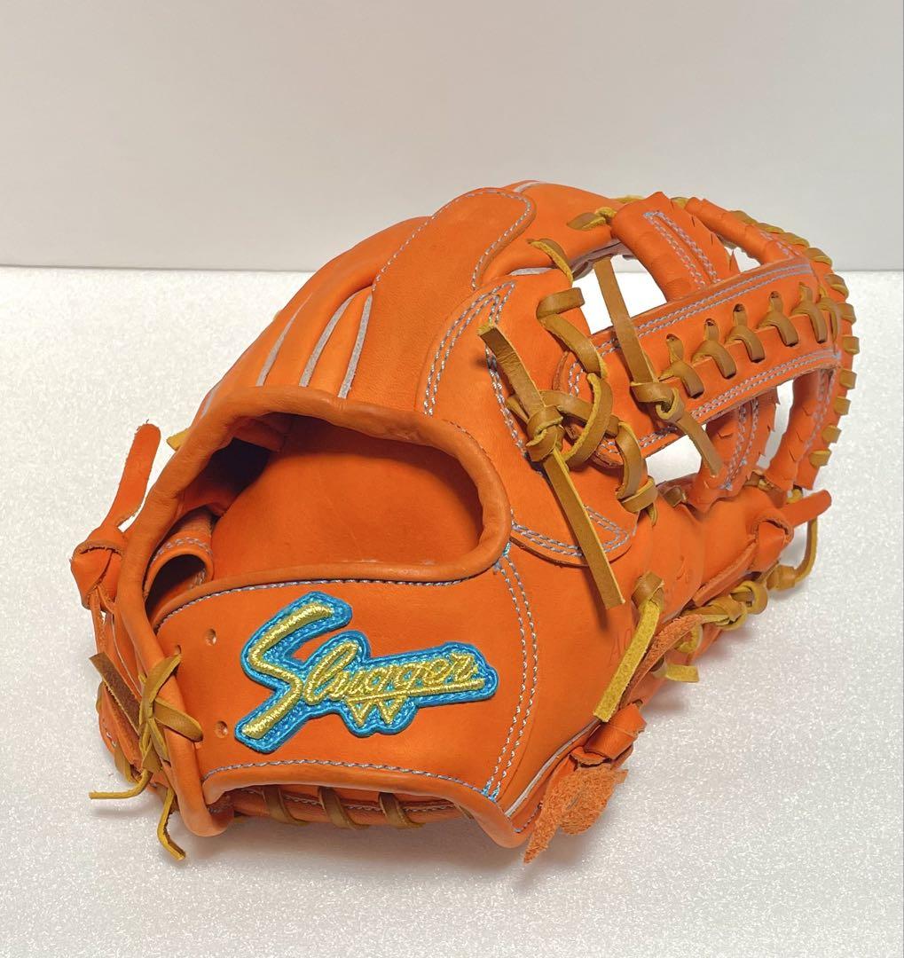【極美品】 久保田スラッガー 内野 軟式 グラブ オーダー KSN-24MS