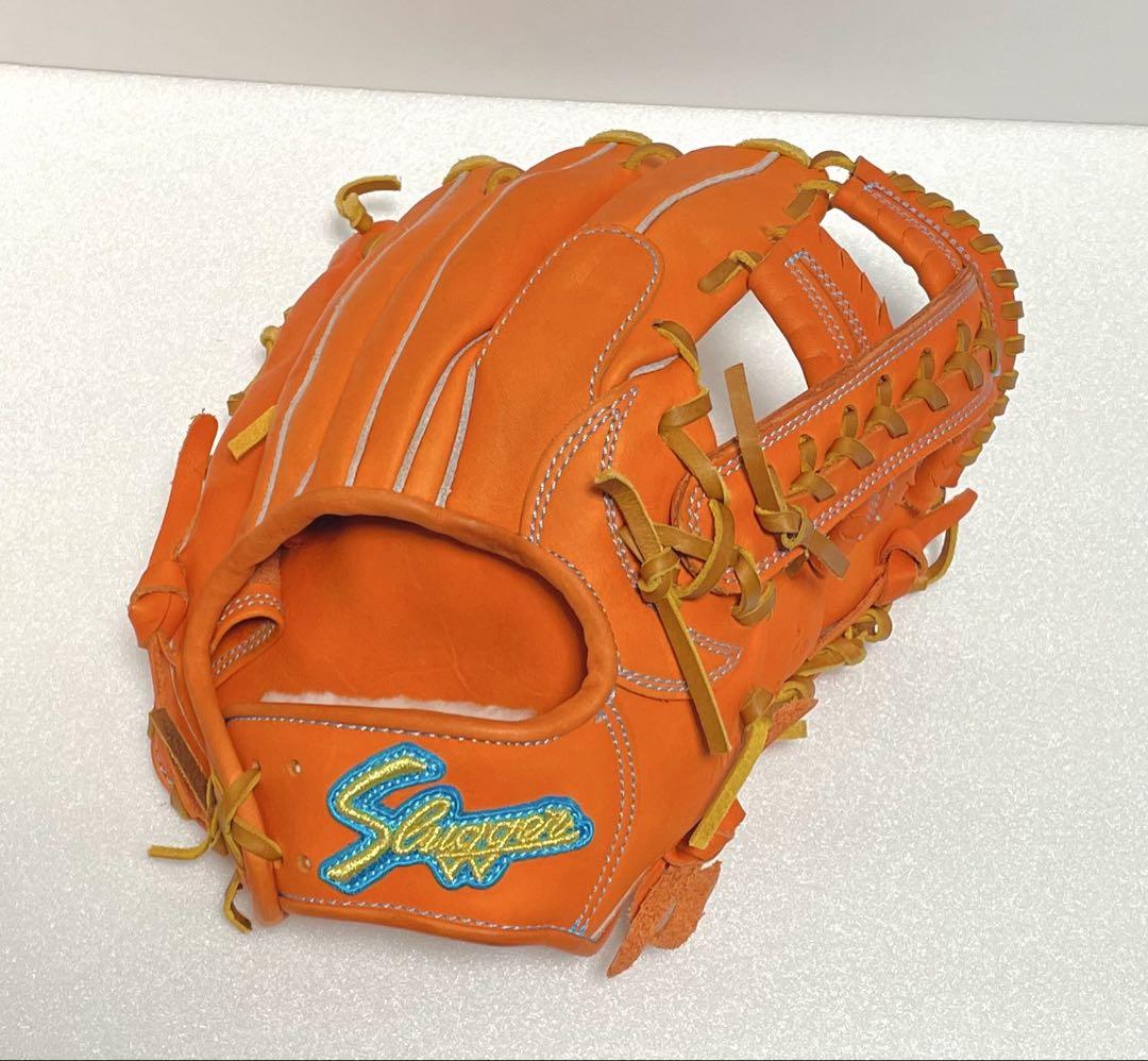 【極美品】 久保田スラッガー 内野 軟式 グラブ オーダー KSN-24MS