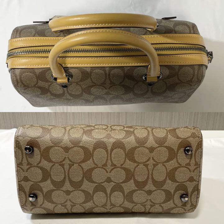 特価NEW 極美品✨コーチ 2way 21SSミニボストンバッグ ローワンサッチェル PVC xH7Sh-m18062277824 人気HOT