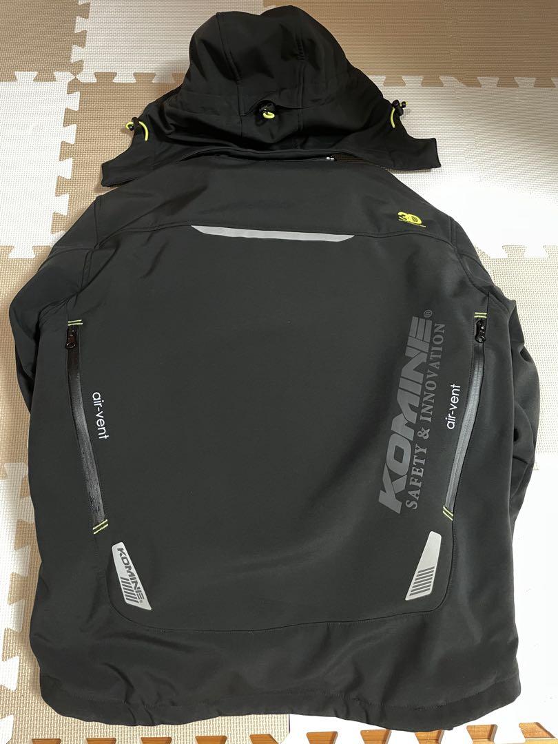 Komine JK-579 フード付きジャケット L プロテクター付
