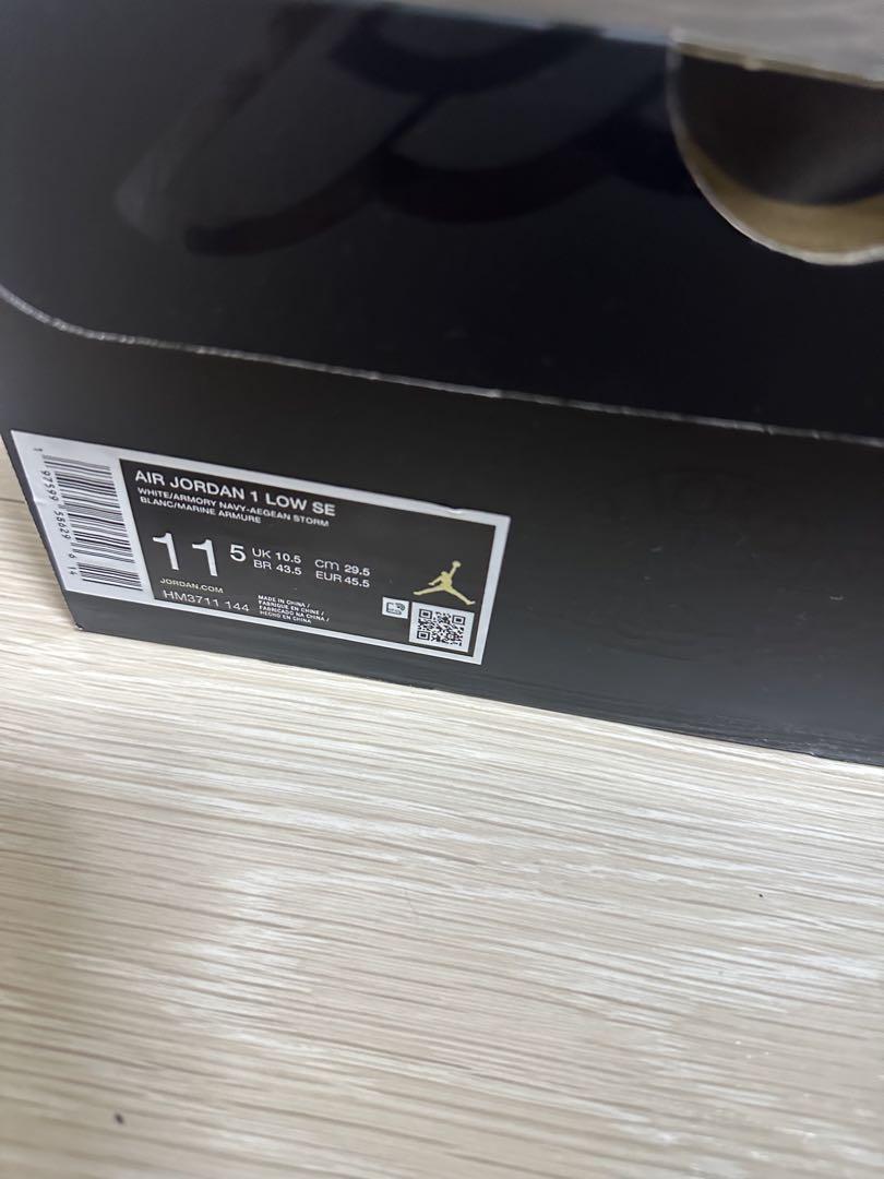 セール！【希少サイズ】Air Jordan 1 Low SE 29.5センチ