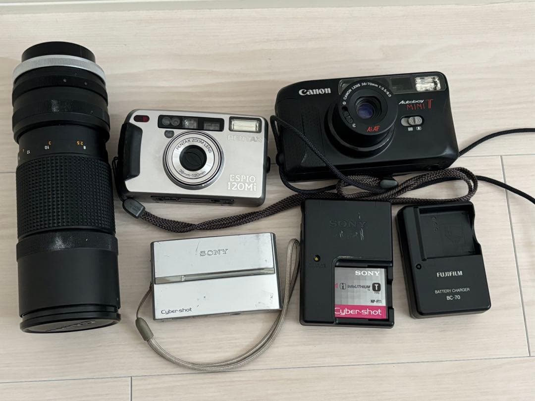 カメラ レンズ 充電器やや傷や汚れあり