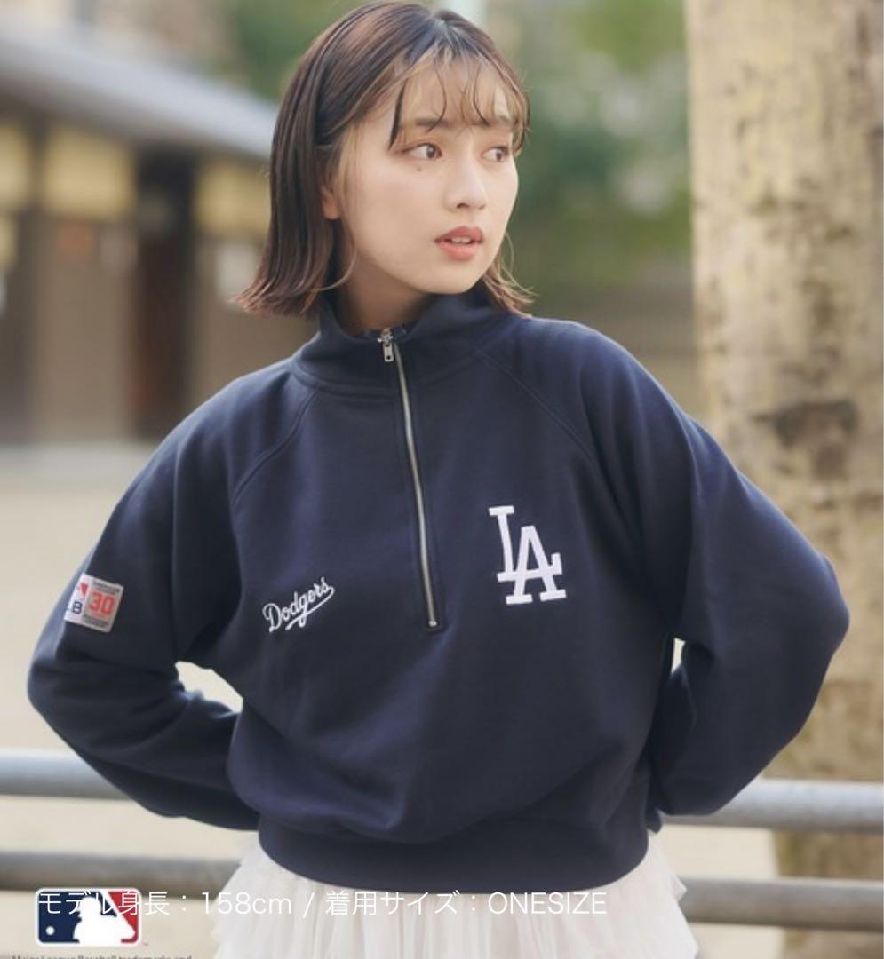 MLB/メジャーリーグベースボール」ハーフジップショート丈