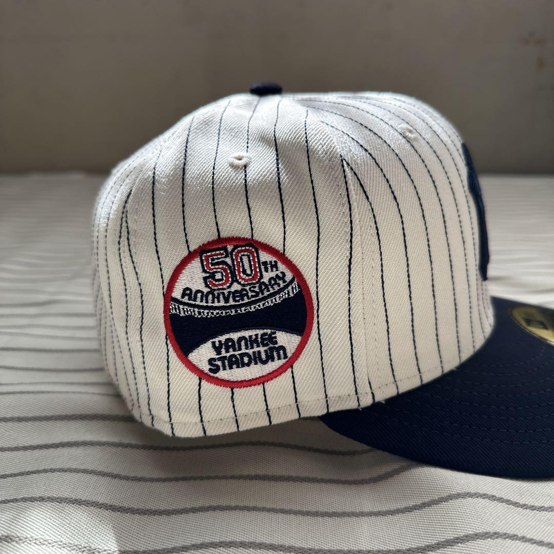 ヤンキーススタジアム50周年記念キャップ Amazon | New Era ニューヨークヤンキース MLB ヤンキー