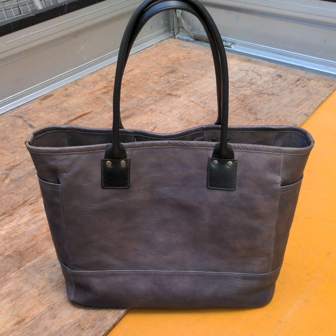 MOTO(モト) BAG19 トートバッグ(ゴート) 【チャコール