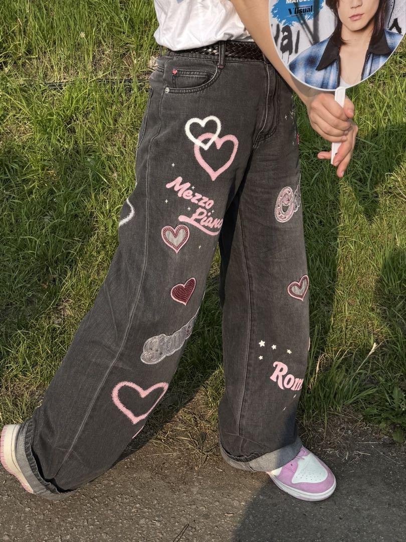 セール 海外 メゾピアノ デニムパンツ 平成リバイバルコレクション - メルカリ パンツ