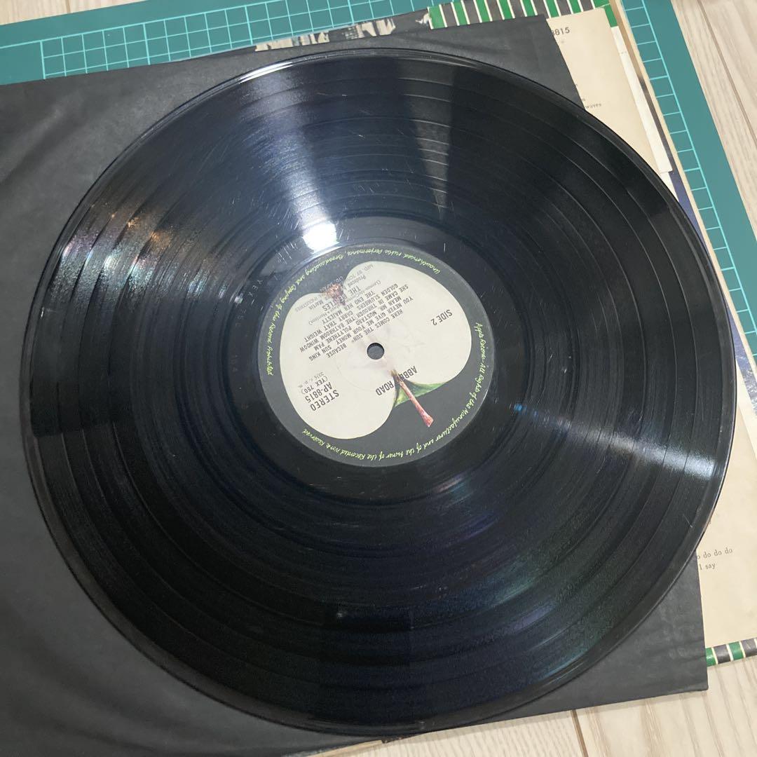 レコード　帯付　アビイロード　ビートルズ　国内盤　送料込み　LP レコード アビイロード ビートルズ 丸帯 国内盤 日本盤 送料込み
