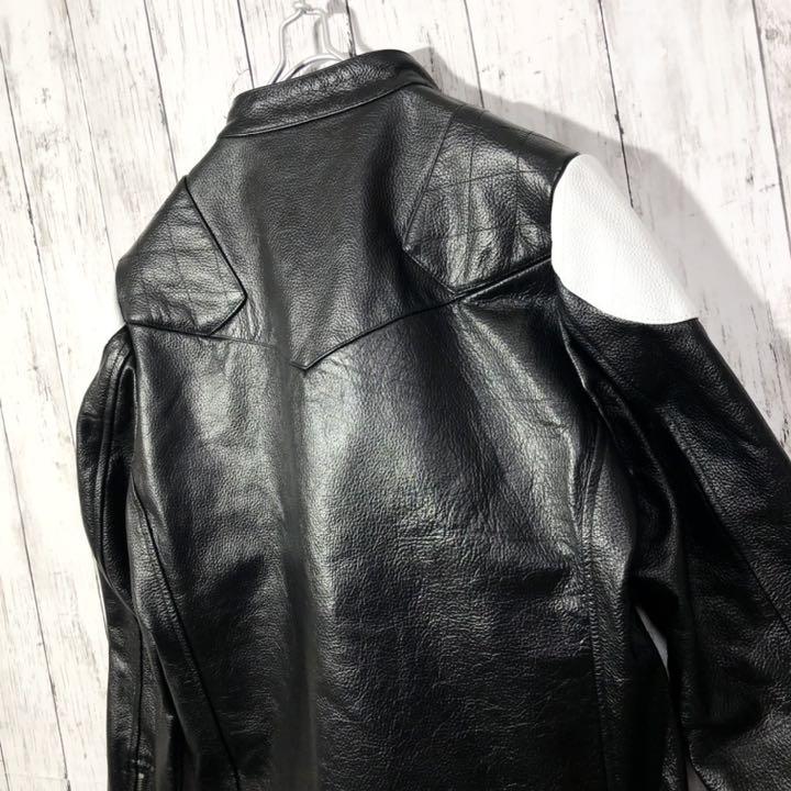 定番人気新品 希少 LEFLAH レフラー フルレザーライダース 本革 牛革 WANIMA MbJS7-m18073436216 限定SALE大人気