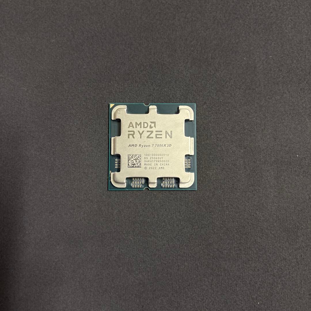 AMD Ryzen 7 7800X3D 8C 4.2GHz AM5 動作未確認