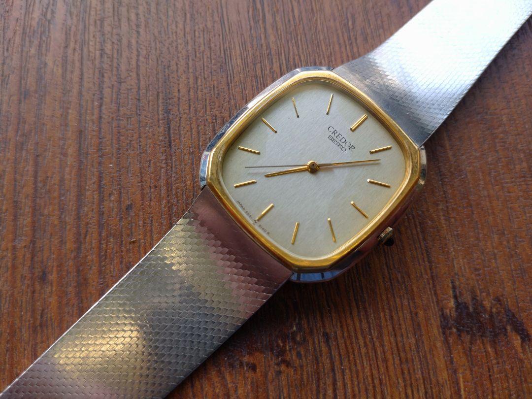 ソ*ラ様 SEIKO CREDOR セイコー クレドール メンズ 腕時計 電池交