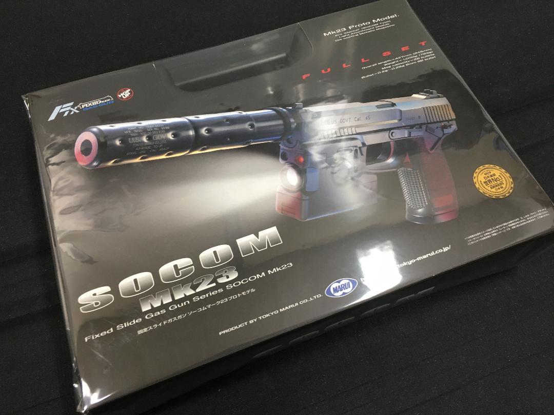 販売超安い 東京マルイ　ガスガン　ソーコム　ＭＫ23　サイレンサー・ライト付　新品