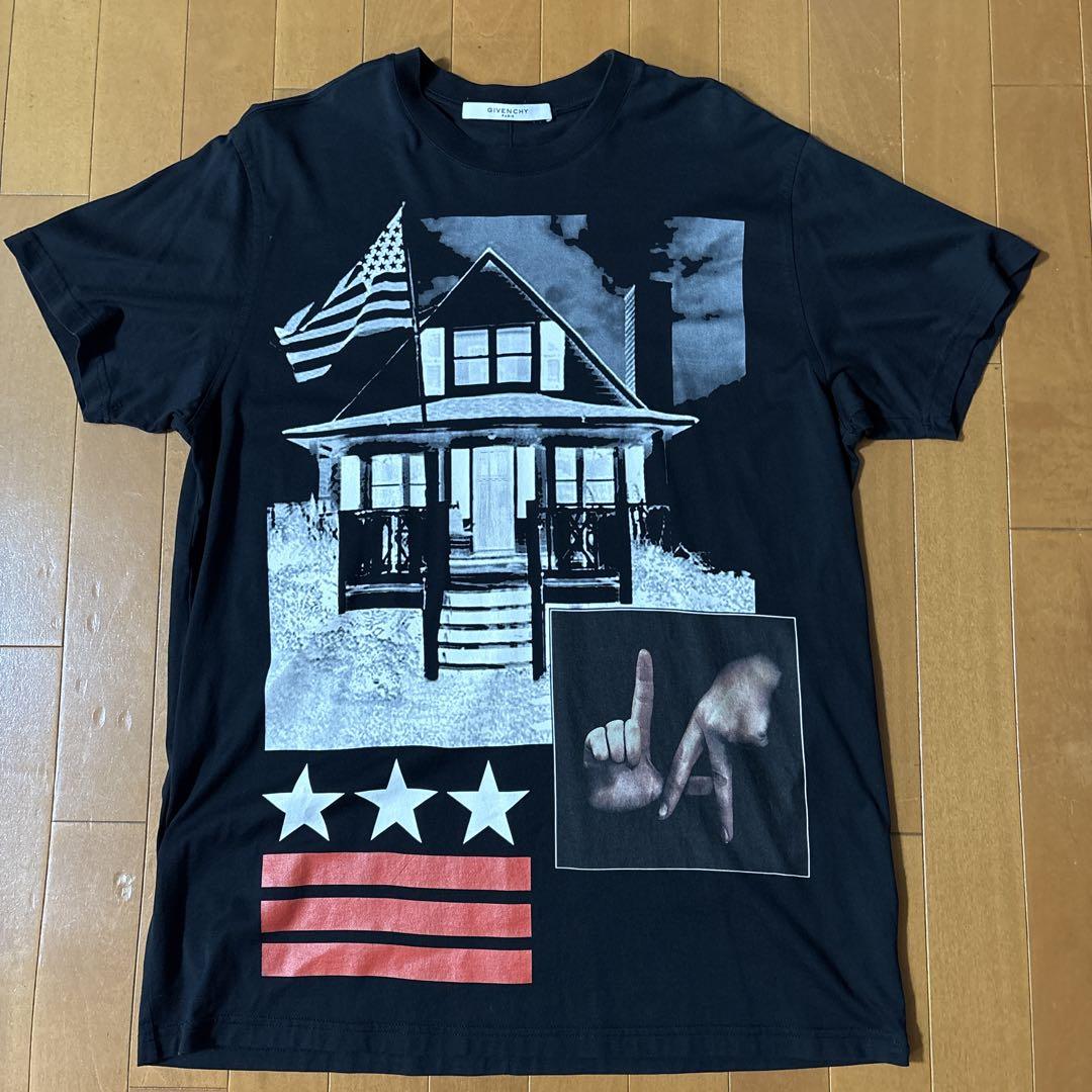 GIVENCHY グラフィックプリント Tシャツ ブラック - メルカリ