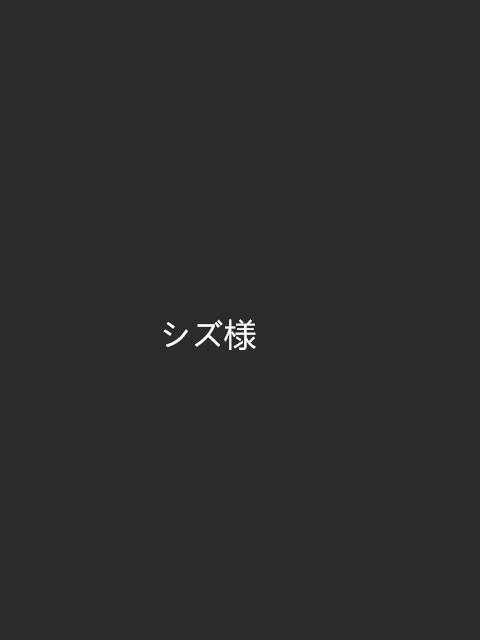 シズ様専用ページ