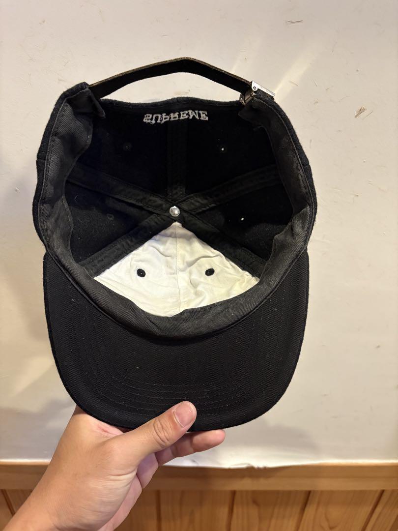 オンラインショップ キャップ シュプリーム supreme Sロゴ 6 ブラック スエード 帽子