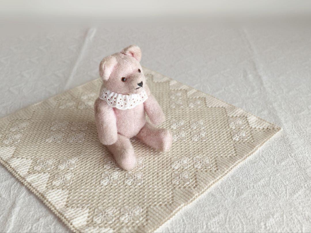 * vintage bear ❀ イチゴみるく色の 可愛い クマちゃん
