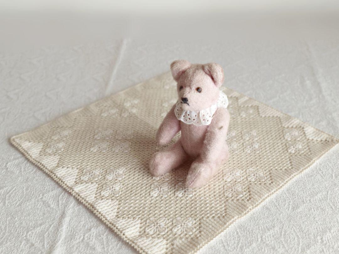 * vintage bear ❀ イチゴみるく色の 可愛い クマちゃん