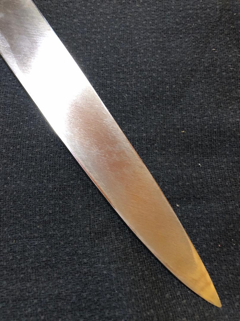 【研ぎ済み】白鋼・手打ち　越前 特製　柳刃包丁　刺身包丁　ナイフ　料理　釣り