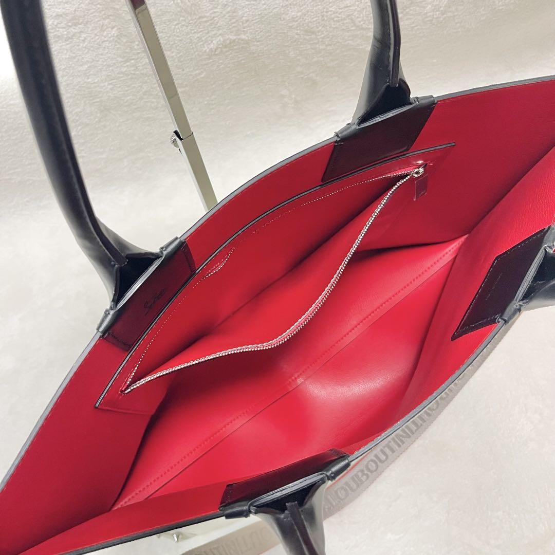 希少】Christian Louboutin 2way トートバッグ キャンバス