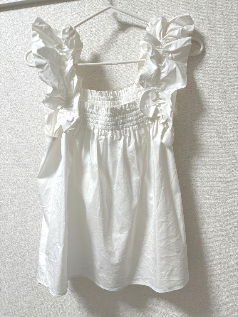 【オンライン完売品】ショルダーフリルトップ 36サイズ 画像3