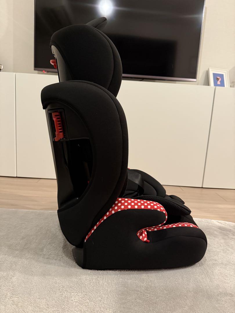 西松屋　限定　ジュニアシート　ミニーマウス　ミニー　DN-1006 美品】西松屋 限定 ジュニアシート ミニーマウス ミニー DN-1006
