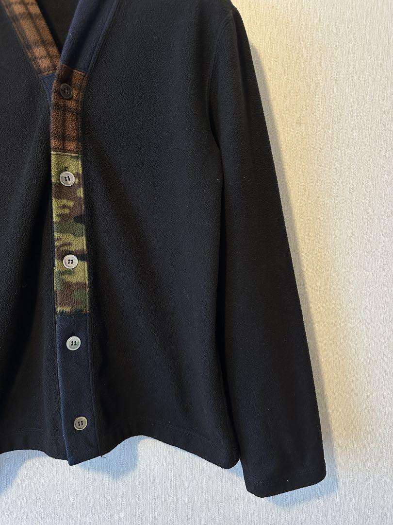Comme des Garçons Fleece Camo Cardigan