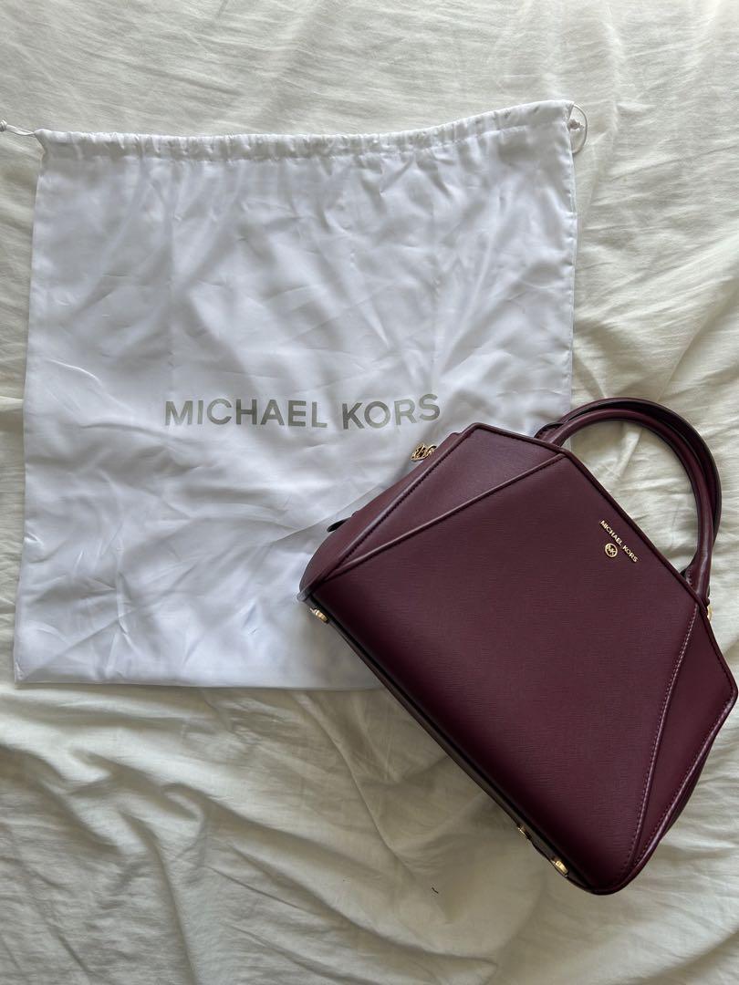 MICHAEL KORS バーガンディ ハンドバッグ MICHAEL KORS バーガンディ ハンドバッグ